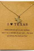 Texas Necklace: Gold